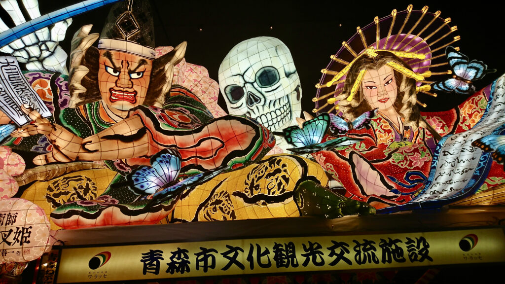 Nebuta Museum WARASSE Exhibit Floats