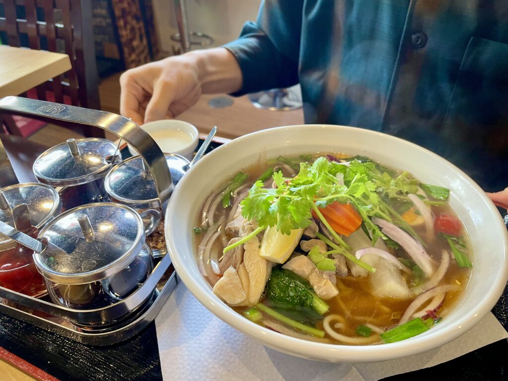 Halal Chicken Pho at Island Curry Stand Tokyo