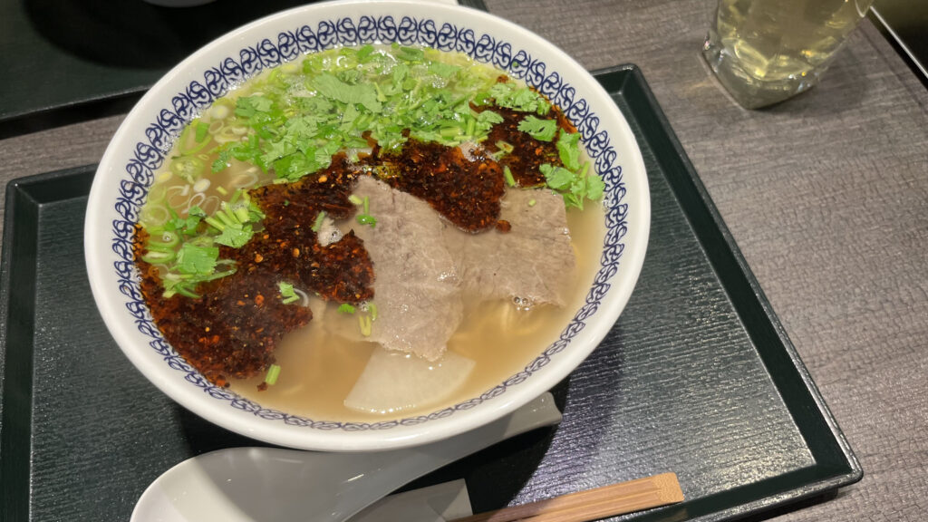 Halal Chinese Beef Noodle in Tokyo