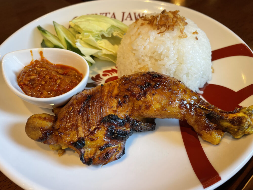 Menu di Cinta Jawa Cafe Shibuya Ayam Panggang Kecap